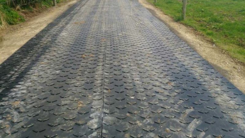 vgrip mat on a dairy track